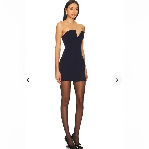 Lovers + Friends Colette Mini Dress in Navy Blue - Picture 2 of 13